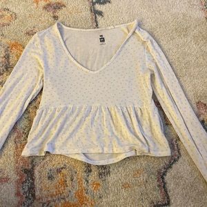 Pacsun Me to We long sleeve ruffle top!